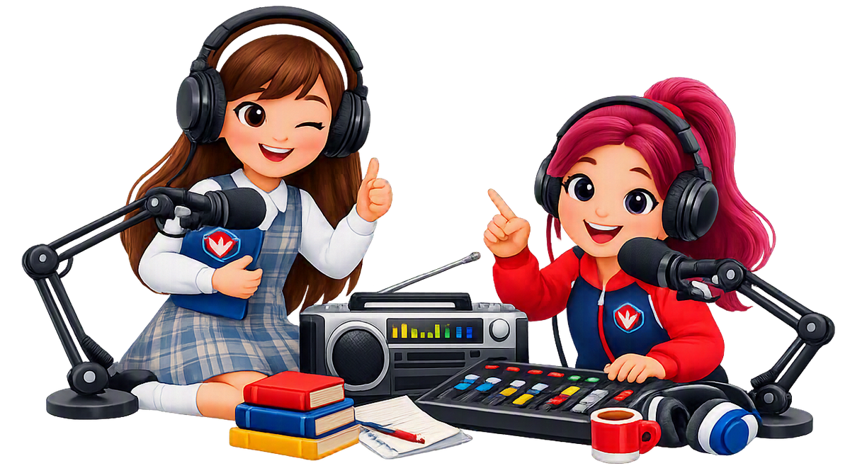 Locutoras estudiantiles de la Estación Gorettiana